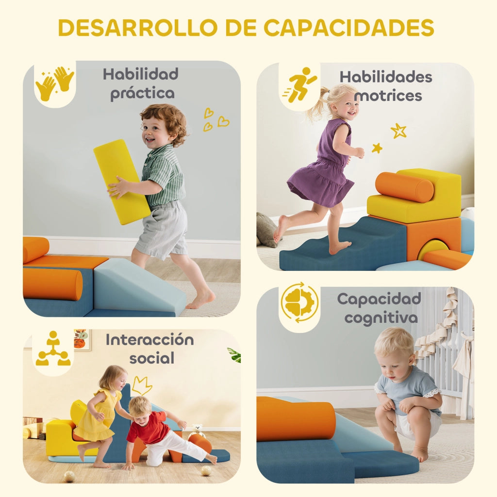 Blocchi di Schiuma per Bambini ¨C Zephmum ¨C Multicolore 90x90x90