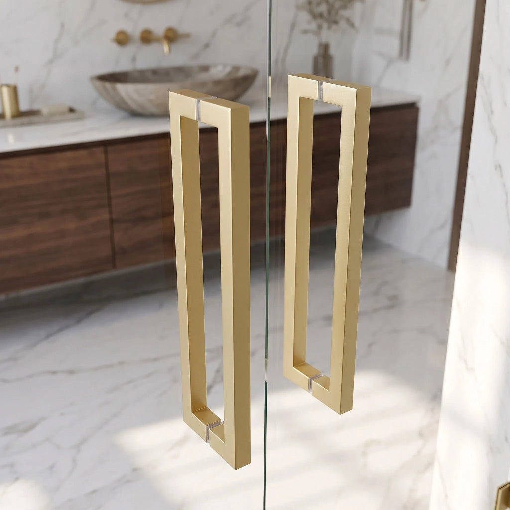 Maniglia Per Porta Doccia Rea 01 Brushed Gold