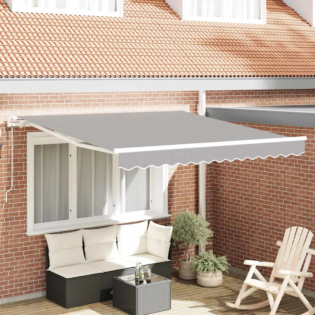 Tettuccio Elettrico Retrattile Grigio chiaro 300 x 250 cm CFW9572428