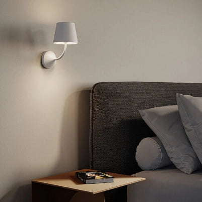 Ai Lati Poldina Lampada da parete a LED 5.4W IP54 Grigio Scuro 2700K 446lm, design moderno in alluminio per illuminazione esterna ed interna