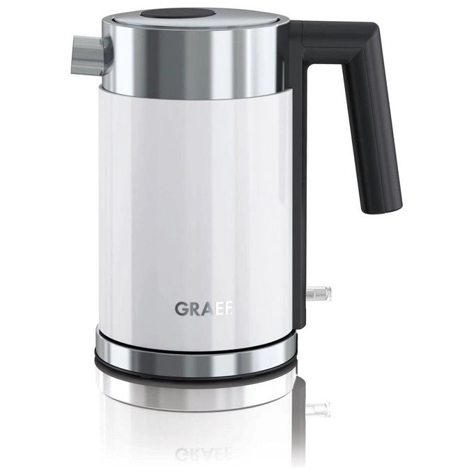 Graef WK401 bollitore elettrico 1 L Acciaio inossidabile, Bianco