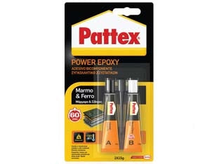 PATTEX MARMO E FERRO BICOMPONENTE- - gr.30 - 6 blister HENKEL