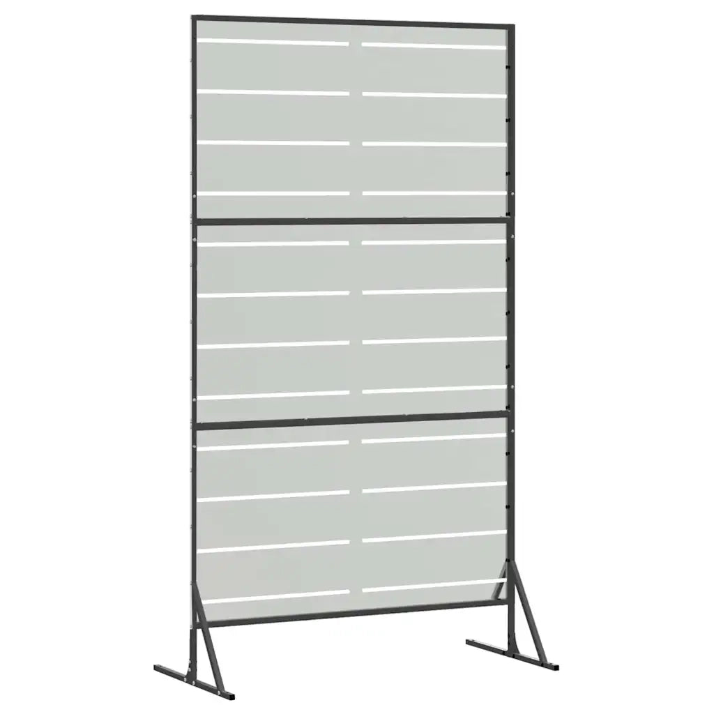 Schermo per Privacy Grigio 100 x 50 x 180 cm Acciaio