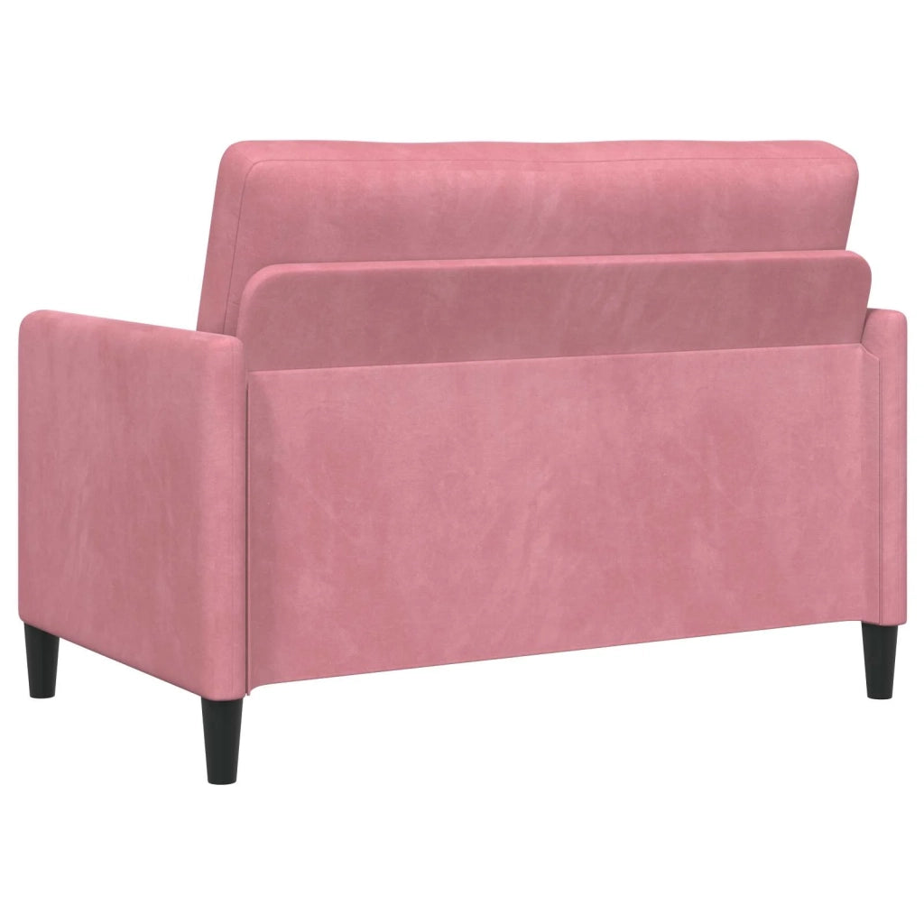 Divano con Storage Rosa 122 x 78 x 87 cm Poliestere 42036909