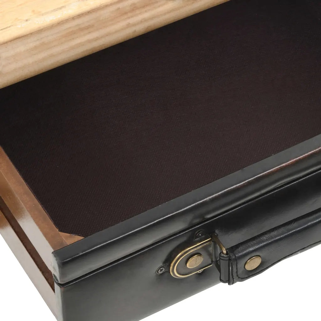 Cassettiera in Legno Massello di Abete 80x36x75 cm 245778