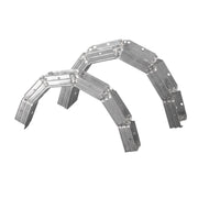 Guida profilo in lamiera zincata flessibile per strutture curve 1,5 m *** misure 29 x 29 x 29 mm, confezione 1