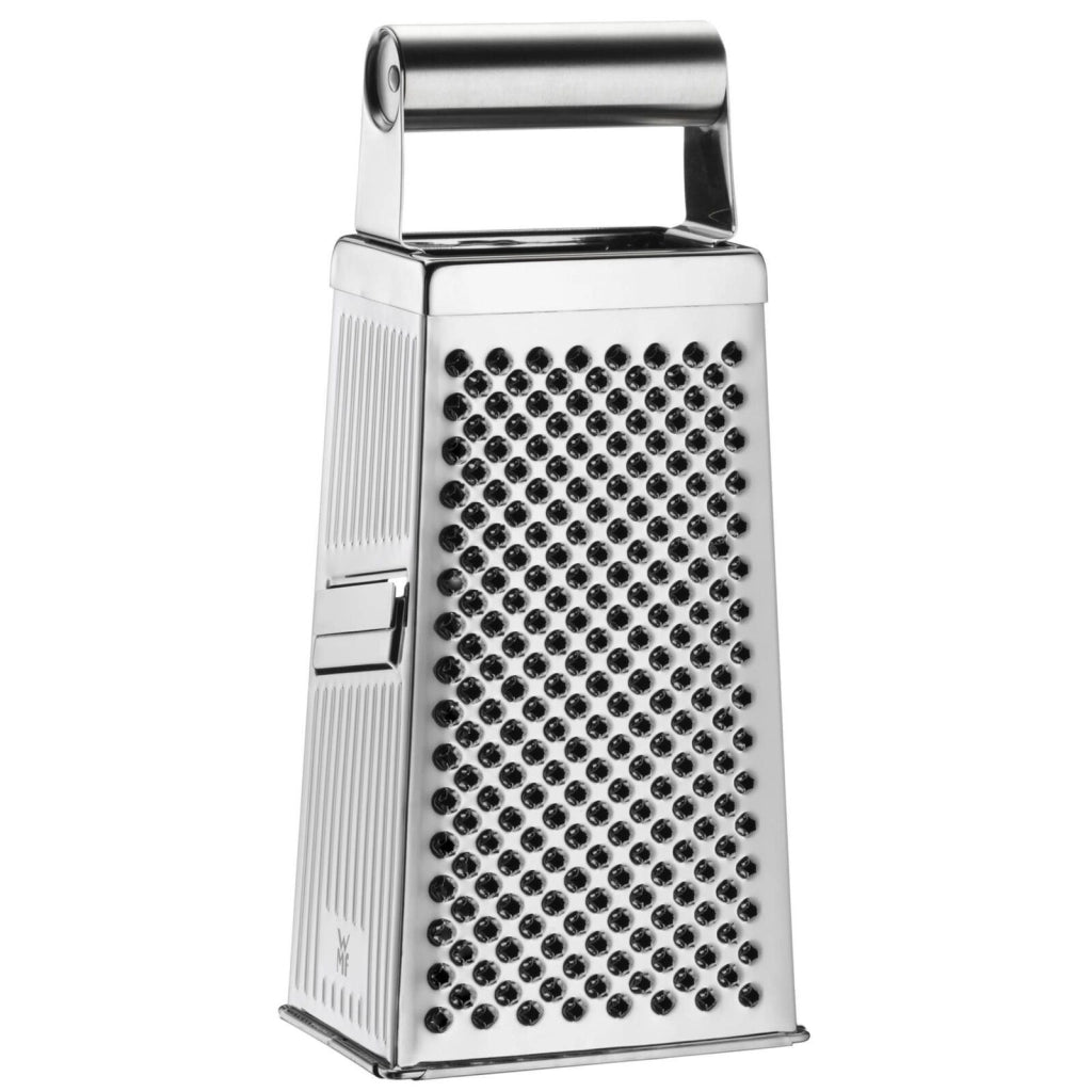 WMF 06 4441 6030 Profi Gourmet Grattugia 4 lati in Acciaio Inox Cromargan 18-10 con Manico Ergonomico colore Acciaio spazzolato