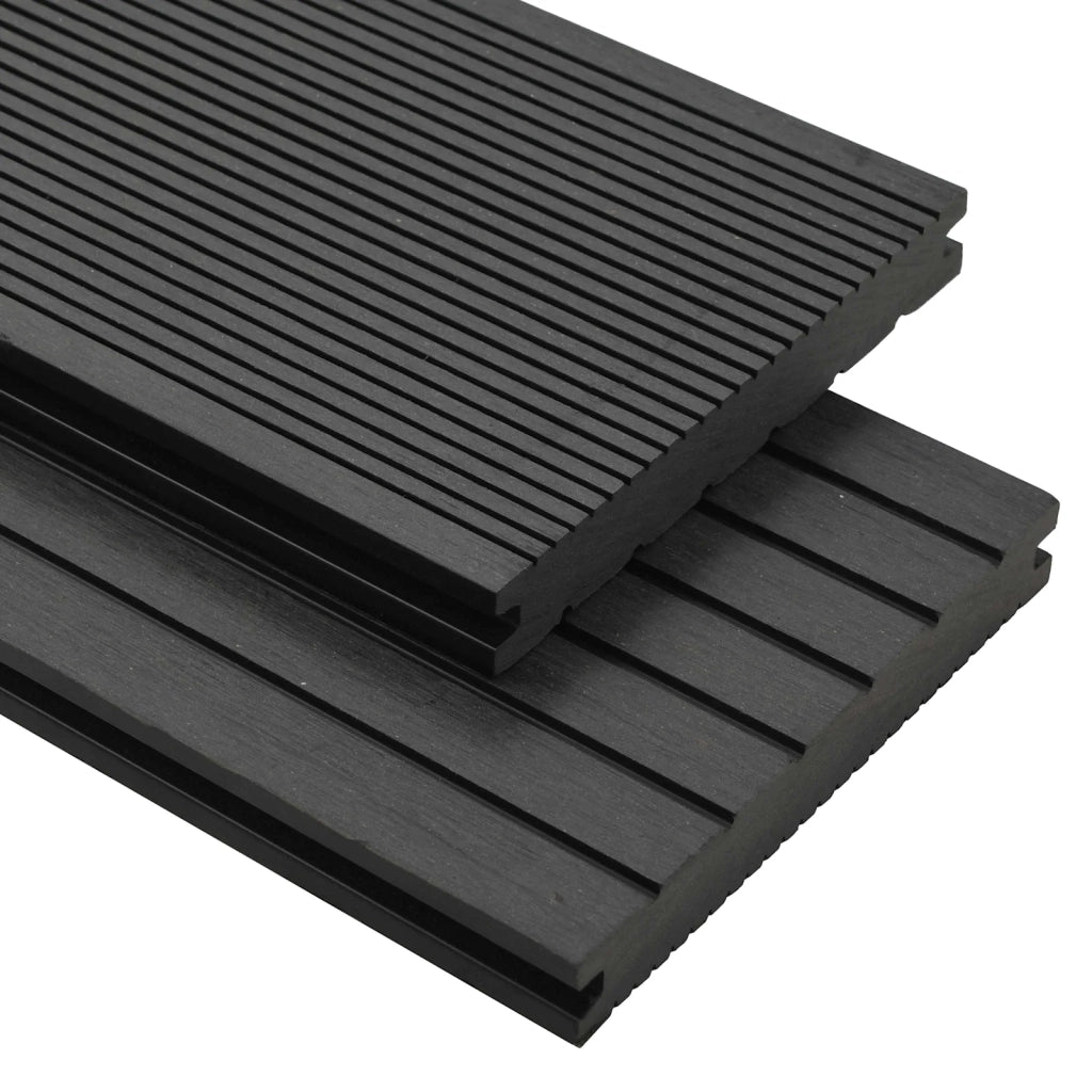 Tavola da decking 40 pcs Nero WPC 3444771