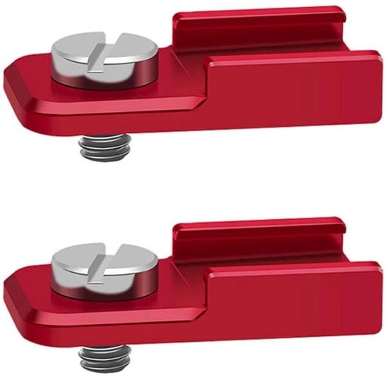 Adattatore di Montaggio per Macchina Fotografica - Adattatore Calza Calda - Design Leggero e Compatto - Adatto per Fotografia e Video - 1/4 In Viti - Set di...
