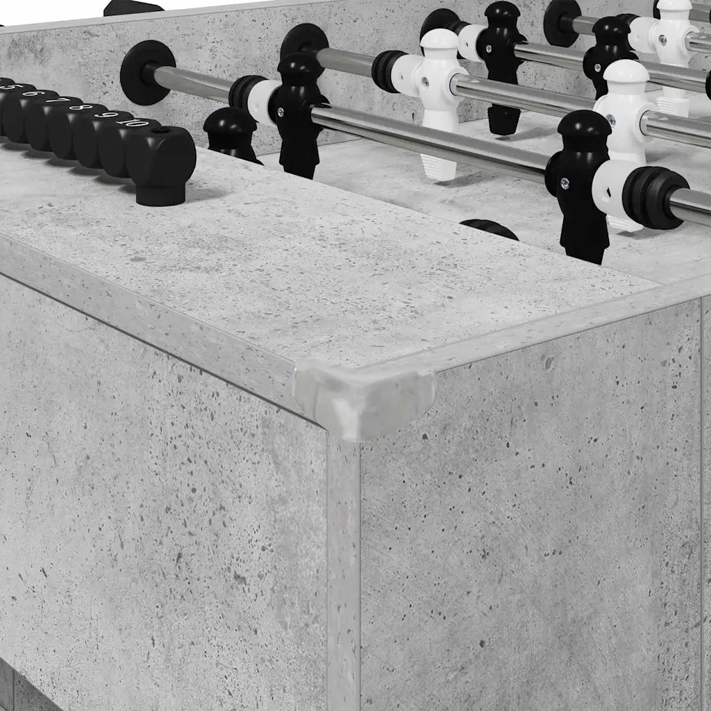 Tavolo da Foosball Grigio Cemento 146,5 x 74 x 85 cm