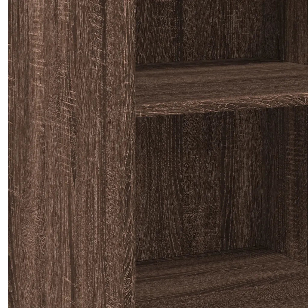 Credenza Rovere Marrone 45x41x93 cm in Legno Multistrato 846361