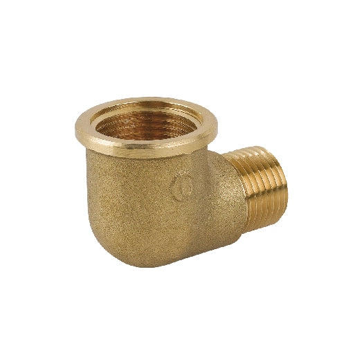 GOMITO RIDOTTO MF IN OTTONE GIALLO- 1/2 x 3/4- CAVAL- pezzi 1