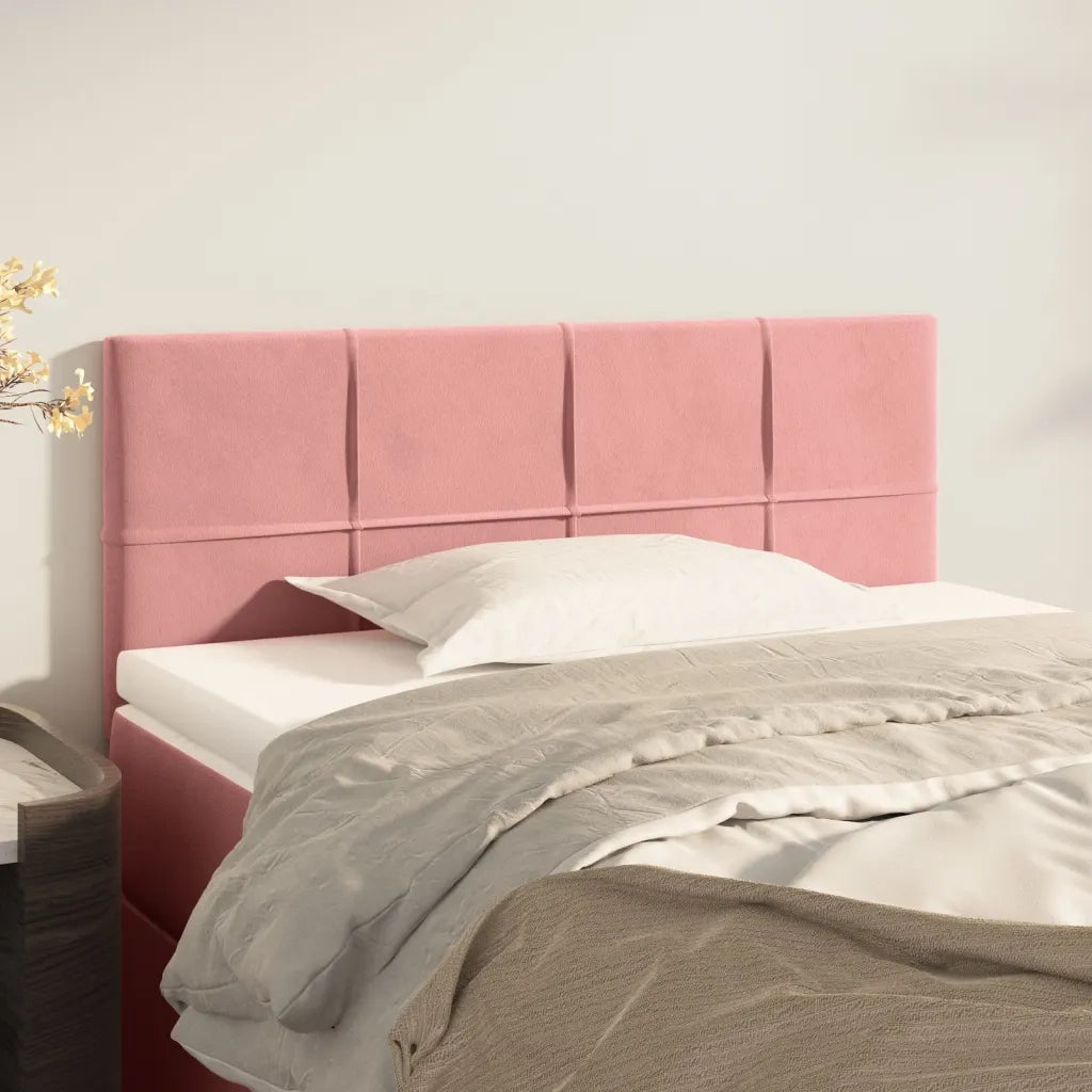 Testiera | Testata Rosa 80x5x78/88 cm in Velluto