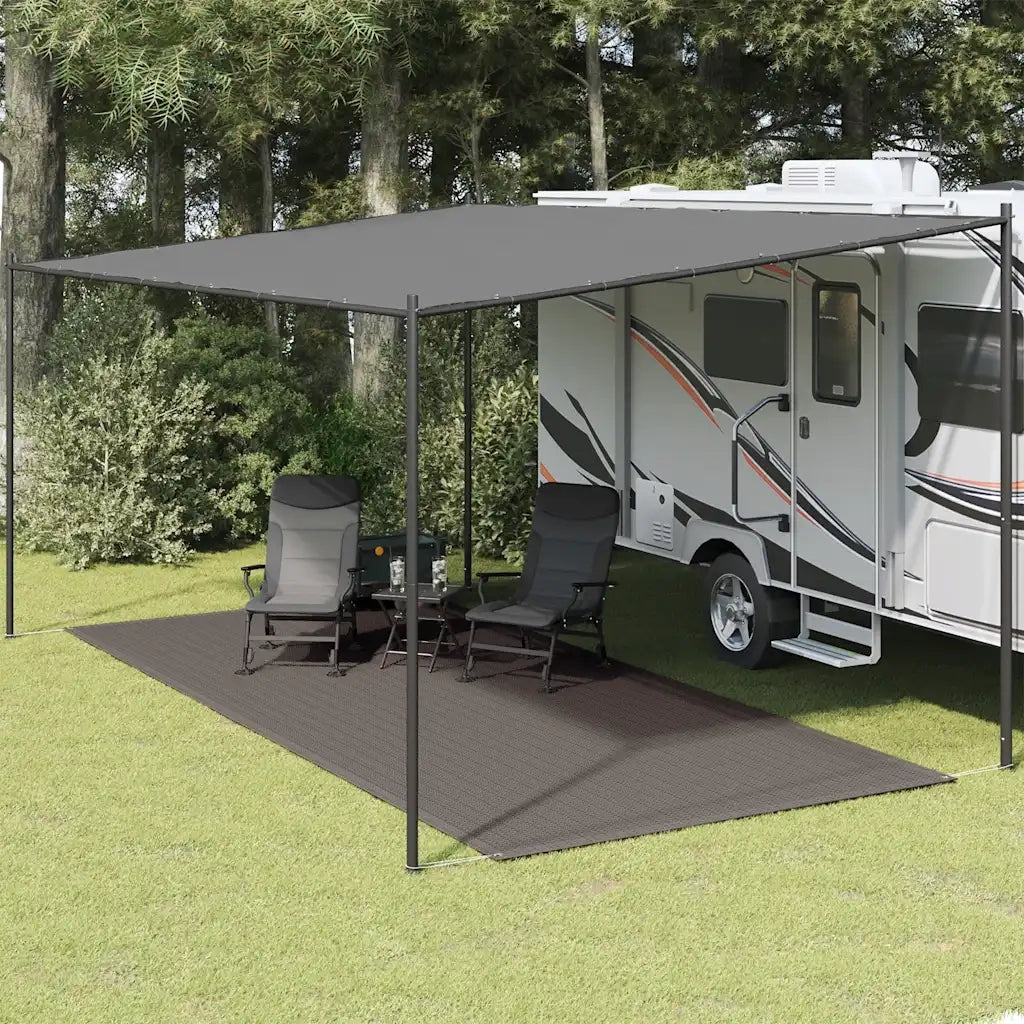Tappeto da Tenda | Tappeto da campeggio 250x550 cm Antracite