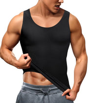 Vestito compressivo per uomo con effetto dimagrante - forma toracica - nero