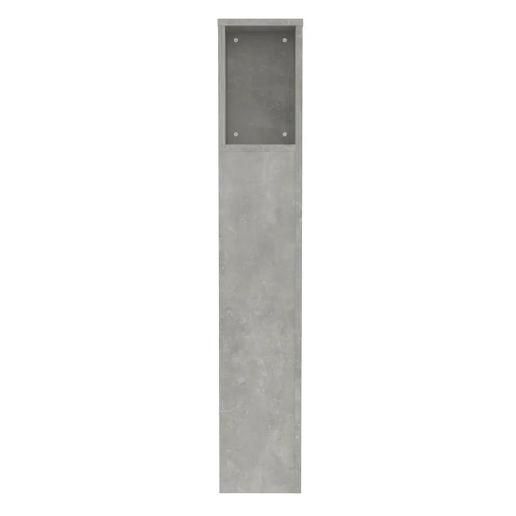 Testiera | Testata con Scomparti Grigio Cemento 100x18,5x102,5cm