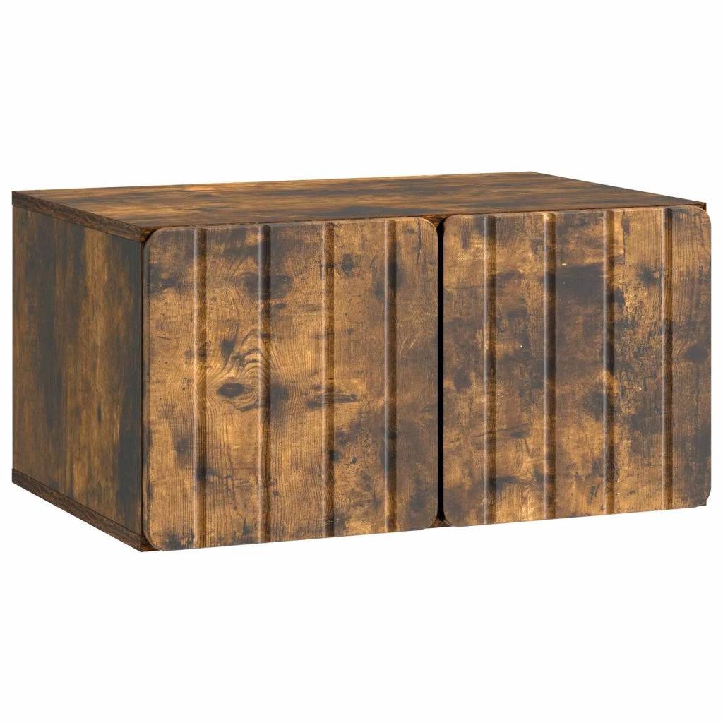Mobile Porta TV da Muro Rovere Fumo 59,5 x 41 x 30 cm 898340