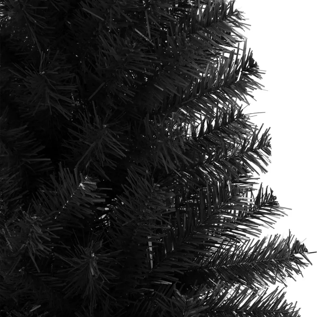 Albero di Natale Artificiale con Base Nero 240 cm PVC 329180