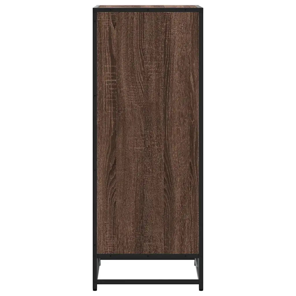 Scarpiera | Mobile per scarpe Rovere Marrone 48x38x97,5 cm in Legno Multistrato