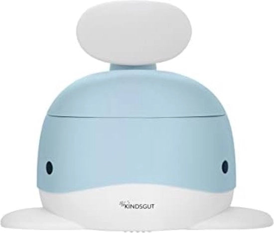 Potty per bambino, WC, toilet per bambini, potty per bambini, toilet/potty, design walvis amichevole per bambini e colori discreti, addestramento al bagno, colore blu