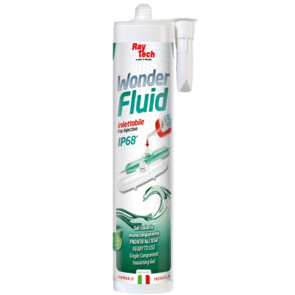 Gel isolante monocomponente isolamento elettrico cartuccia 280ml raytech ip68