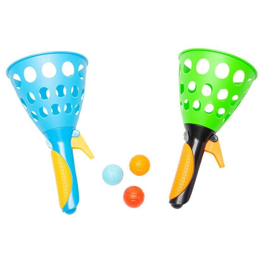 Trade Shop - Gioco Lancia Prendi Pallina Cestino Con Palle Giocattoli Per Bambini Colorati 6717032 -