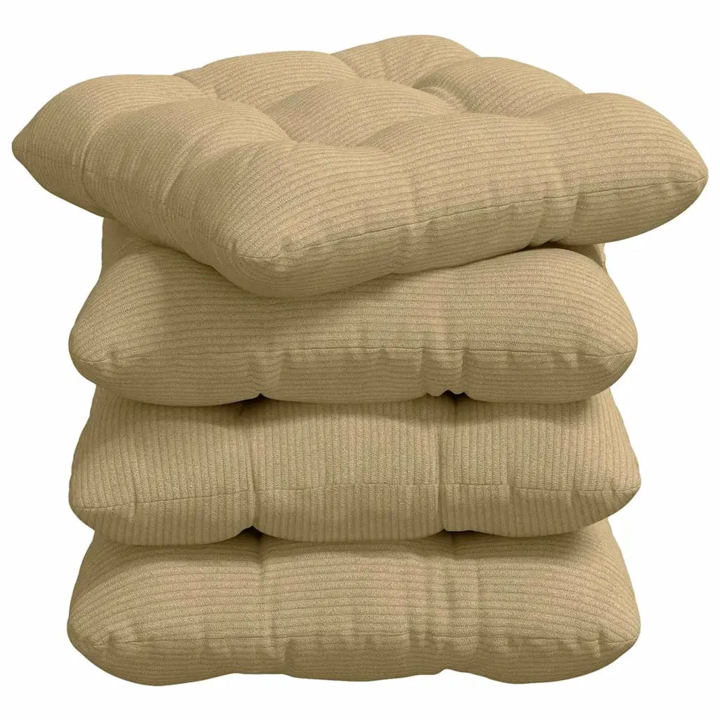 Cuscini per Seduta 4 pcs Grigio Verde 45 x 45 cm 42015142