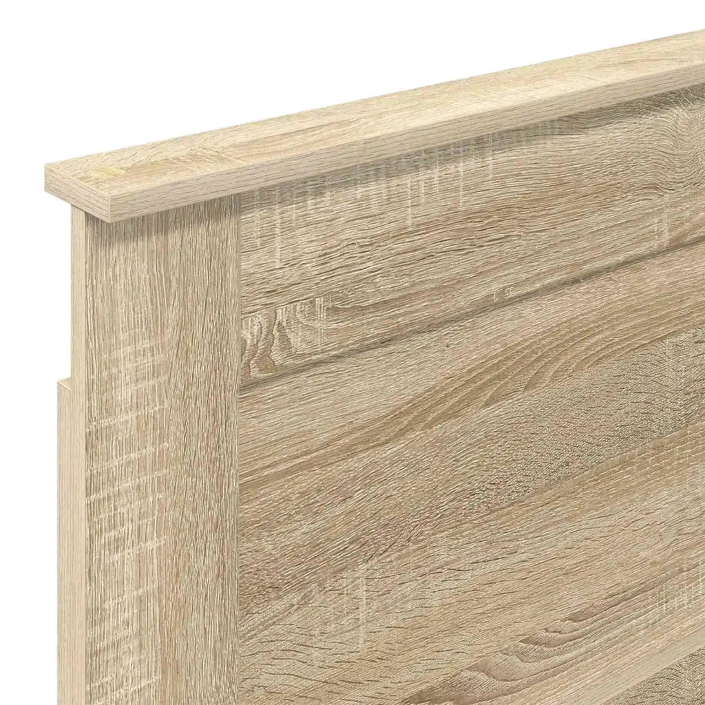 Testiera | Testata con Testiera | Testata Rovere Sonoma 75 cm Legno multistrato