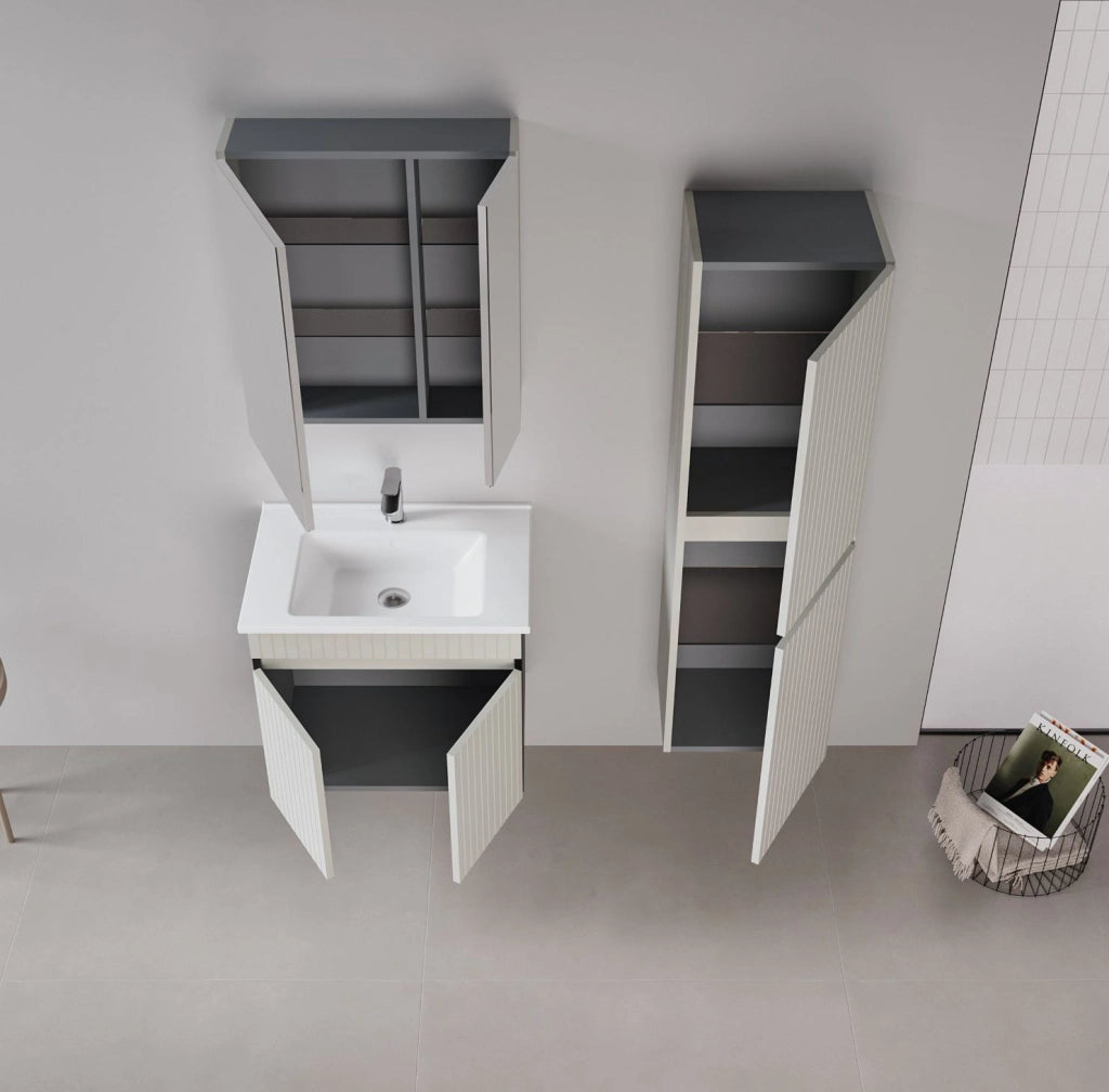 Mobile da bagno "Tivoli 40" - cm - Cashmere opaco
