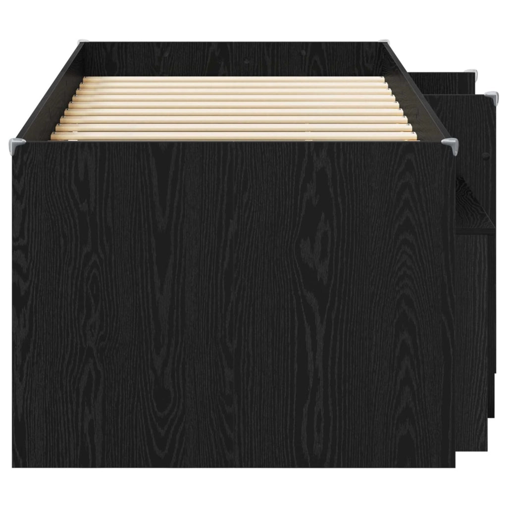 Struttura Letto Loft con Mobile 3 pz Nero Legno ingegnerizzato 3423383