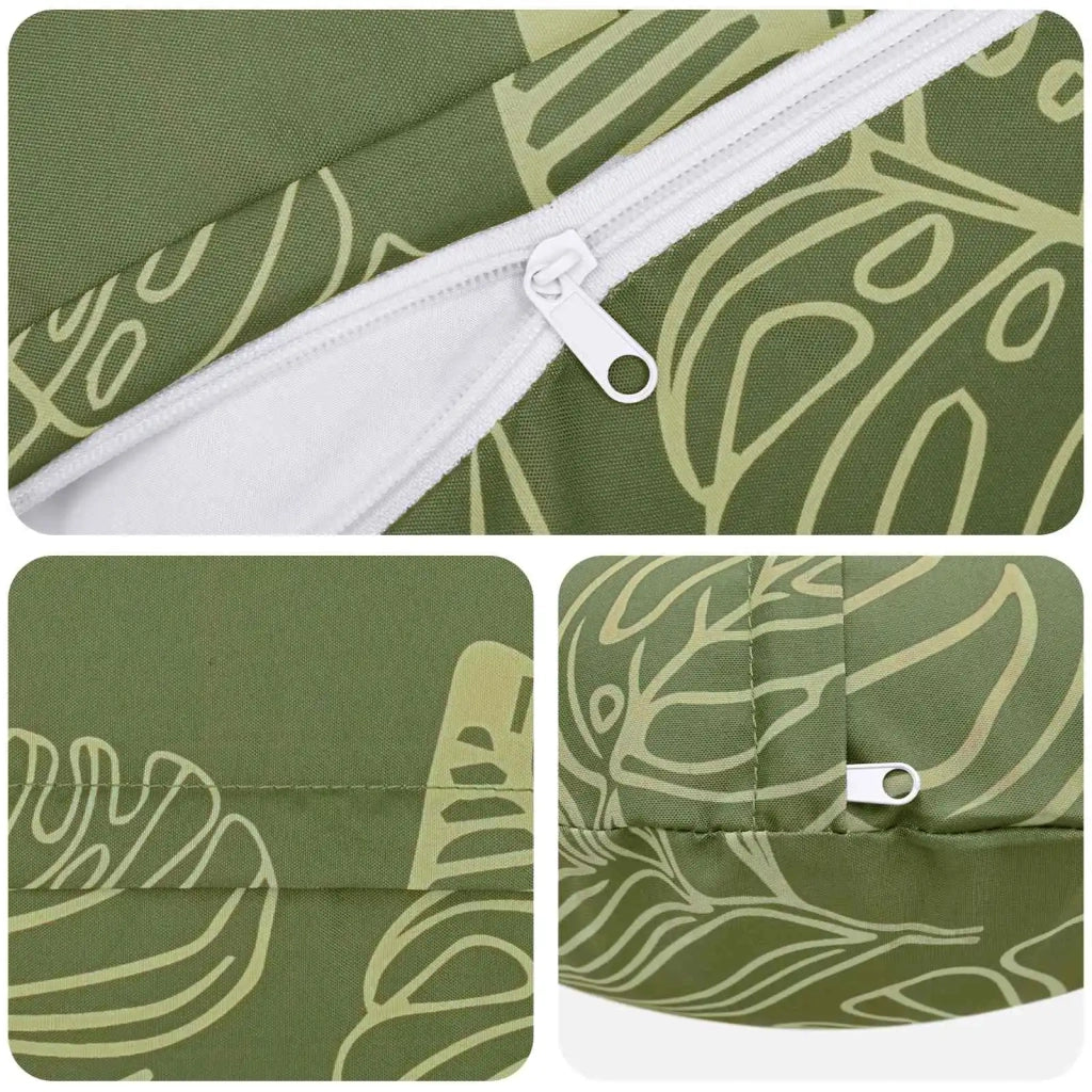 Federa 2 pcs HEERLEN Design a foglia Ø 60 cm Poliestere 923007