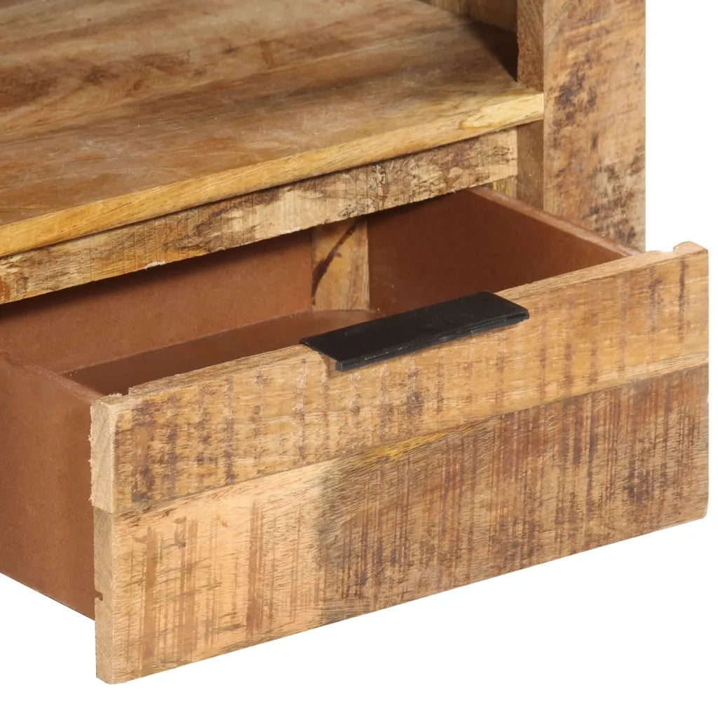 Mobile TV | Armadietto TV | Mobile Porta TV 110x30x40 cm in Legno di Mango Grezzo