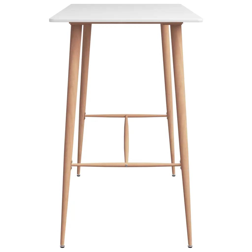Set da Bar 7 pz Bianco e Grigio 3057450