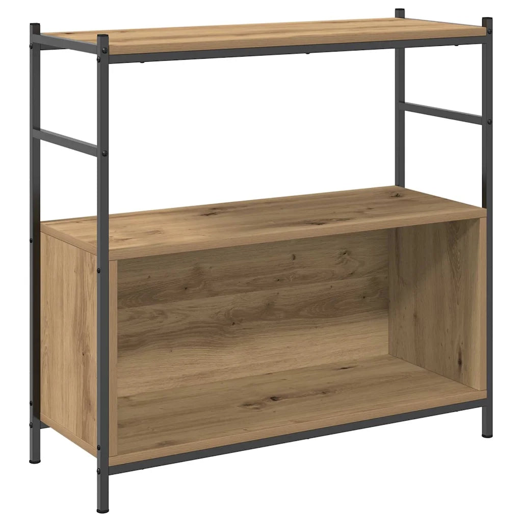 Libreria-Scaffale per Libri-Mobile di Stoccaggio rovere artigianale 80 x 30 x 78.5 cm Legno multistrato