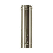 Canna fumaria DN 130 1 mt  L 1000mm tubo acciaio inox 316.