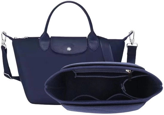 Organizzatore tas per Longchamp Le Pliage Neo borsa a spalla (blu scuro, S)