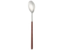 Set di forchette in legno di pino - cucchiaio in acciaio inossidabile - lunghezza della lama - per cucina e tavola da pranzo