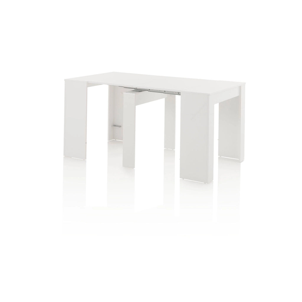 Consolle allungabile GLAM bianco lucido