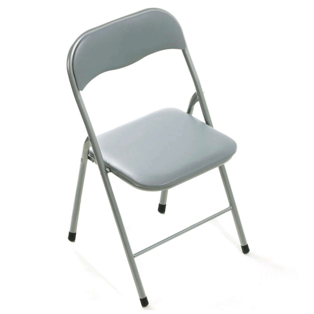 Sedia Pieghevole Salvaspazio in Acciaio PVC cm 44x45x79 - SLIM