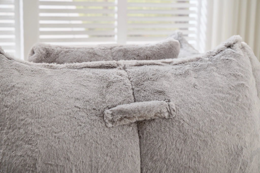 Poltrona a sacco gigante con cuscino ¨C Minimal ¨C grigio