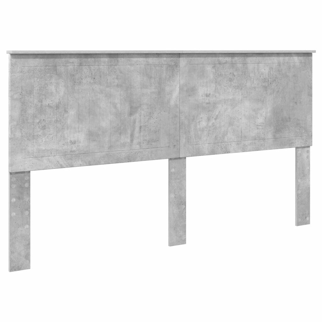 Testiera | Testata con Testiera | Testata Grigio cemento 180 cm Legno multistrato