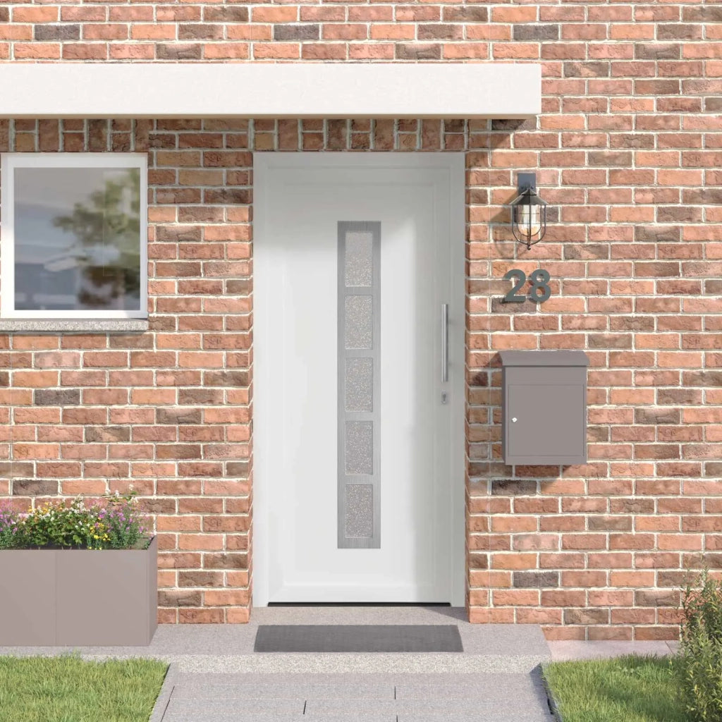 Porta Frontale Bianco 98 x 208 cm PVC 3445677