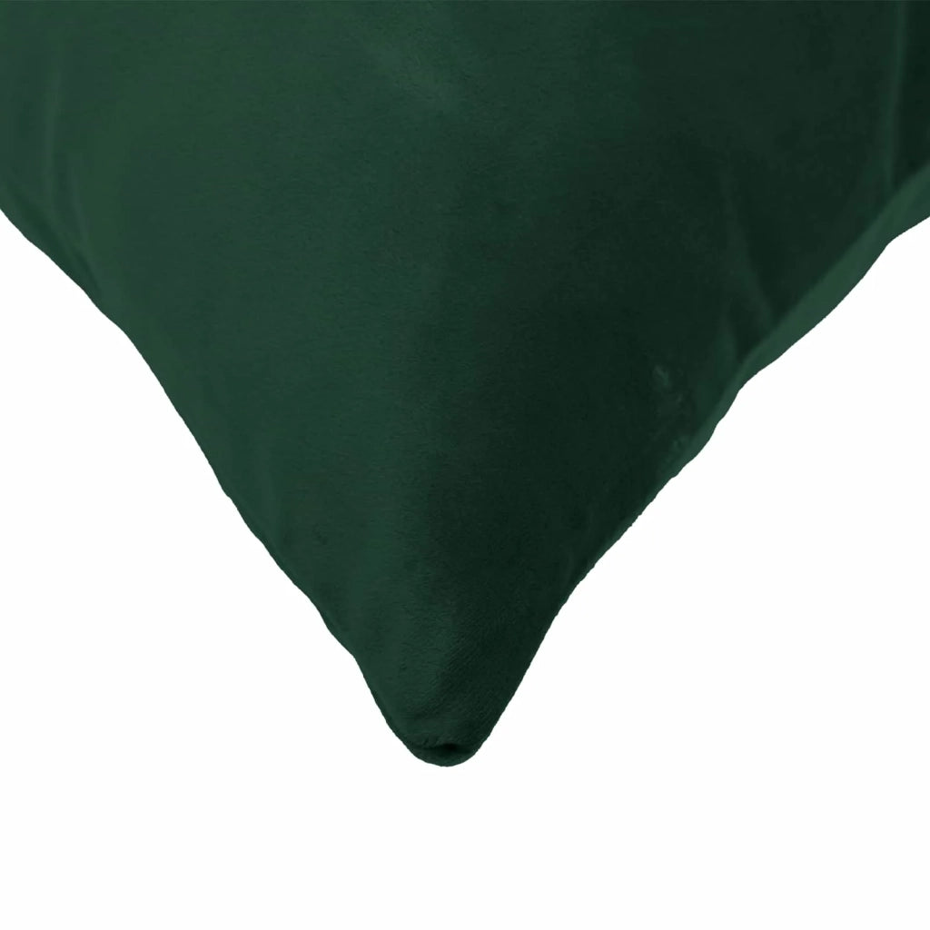 Federa 6 pcs HEERLEN Verde Scuro 50 x 70 cm Velluto 911260
