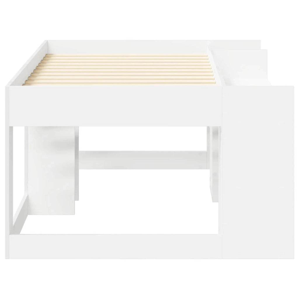 Struttura per Letto per Bambini con Ripostiglio Bianco 3422619