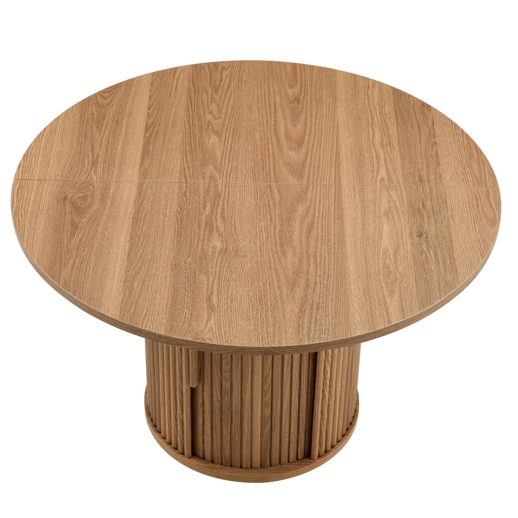 Tavolo da Pranzo Rotondo 120 cm per 4-6 Persone ¨C Xylo ¨C Legno, Stile Country, Cucina
