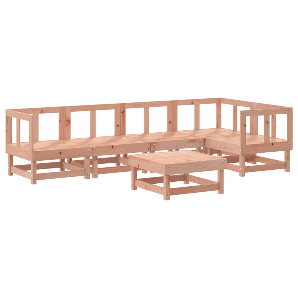 Set Divani Giardino 6 pz con Cuscini Legno Massello di Douglas 3185988