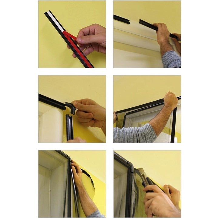 ZANZARIERA MAGNETIX PLUS 150XH250CM PVC MARRONE