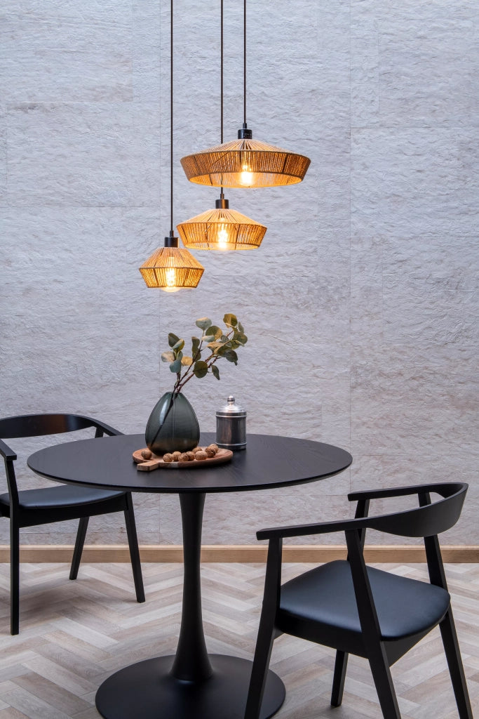 Lampada a sospensione boho Yunkai 3xE27 60W Lucide