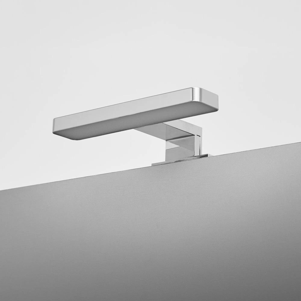 Lampada LED per bagno Brex 6,5 watt cromata 200 mm