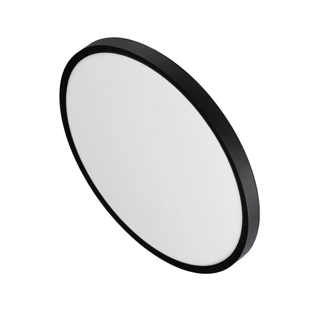Plafoniera LED rotonda nera Ø30cm 24W CCT California